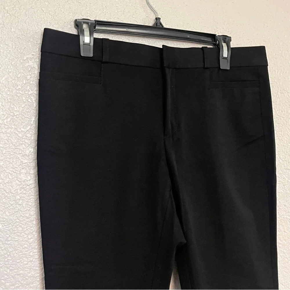 NEW Banana Republic Black Dress Pants Sloan mid rise slim ankle size 8 - Picture 2 of 12